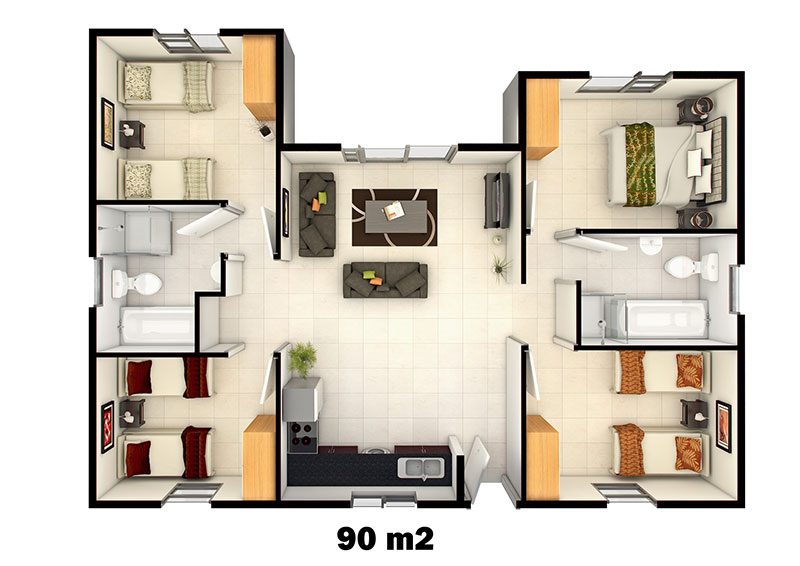 Home-Plan-90m2